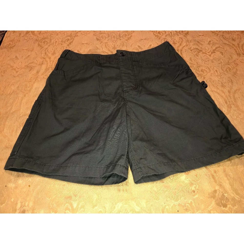 NIKE ACG Green Hiking Shorts No Womens Size 14 Button Fly Activewear